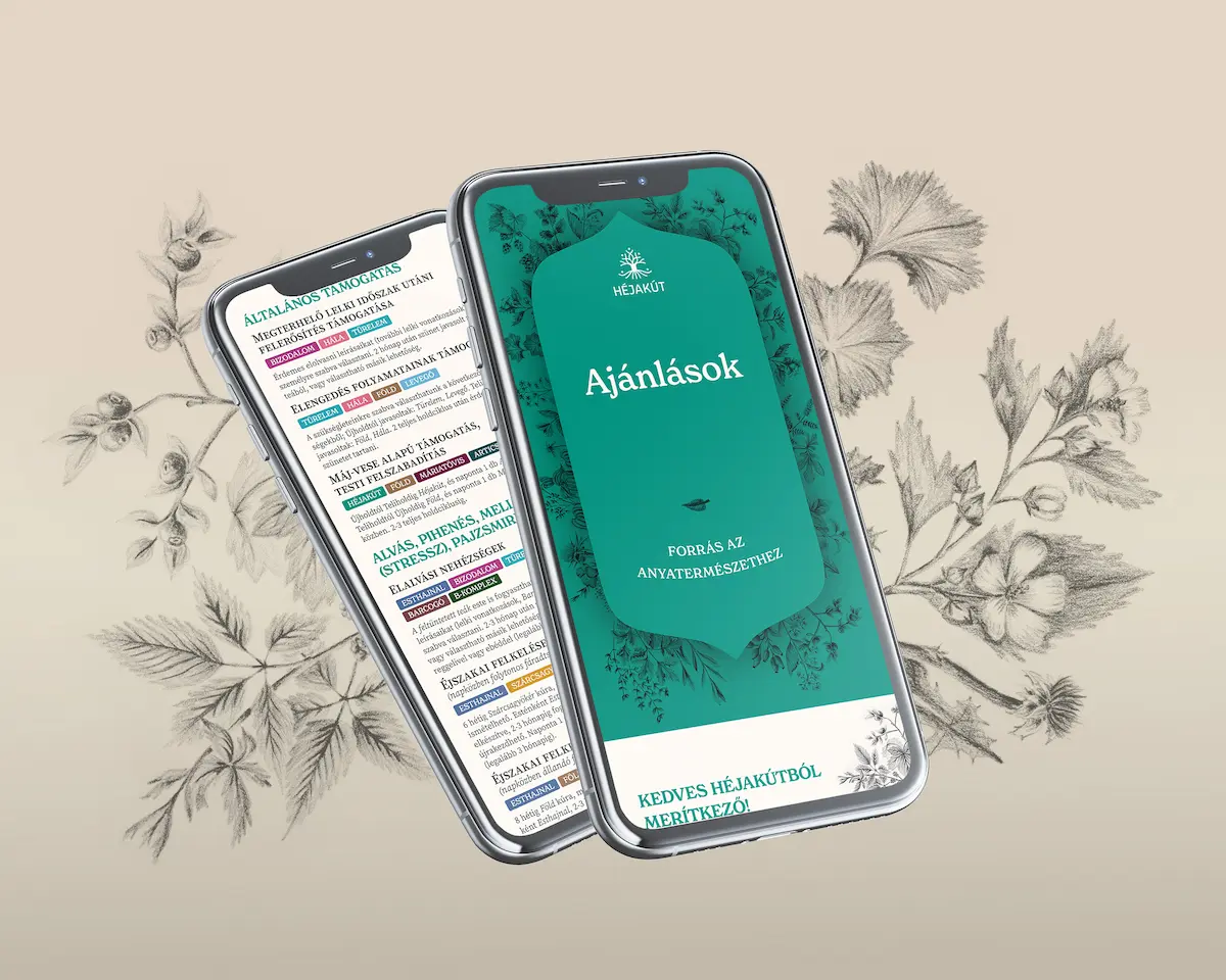 Héjakút Ajánlások e-book – gyógynövényes választási útmutató