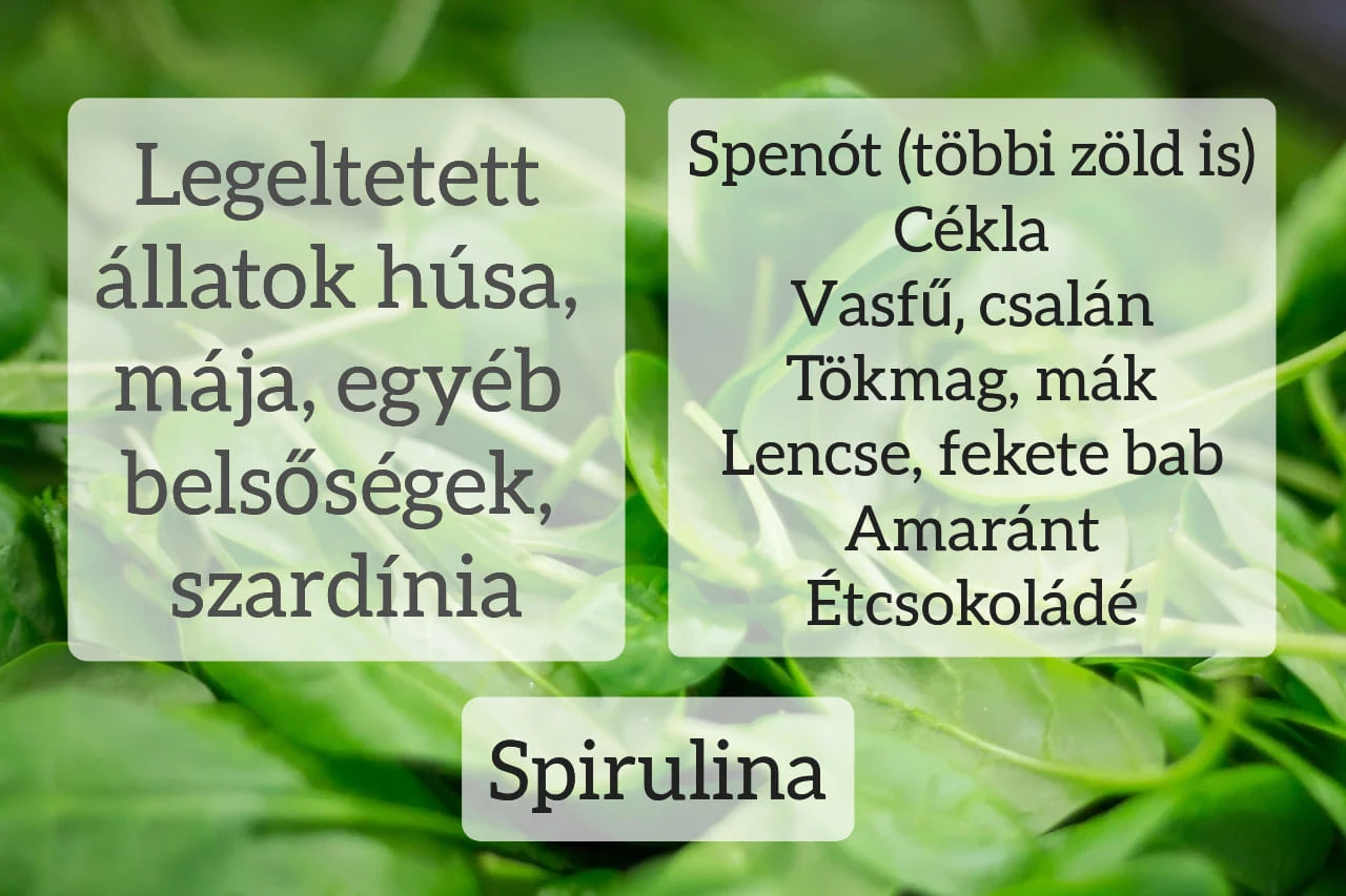 Egy általános civilizációs probléma: az alacsony szérum vasszint
